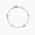 Mabina - Bracciale Flora - Argento Rodiato - Oro 9K