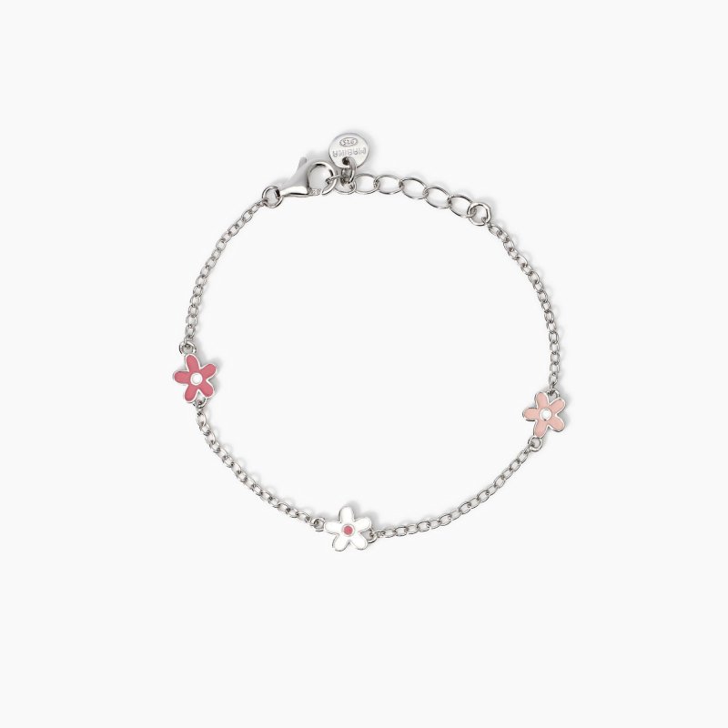 Mabina - Bracciale Flora - Argento Rodiato - Smalto