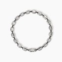 Mabina - Bracciale Uomo - Maglia Marina - Zirconi Neri