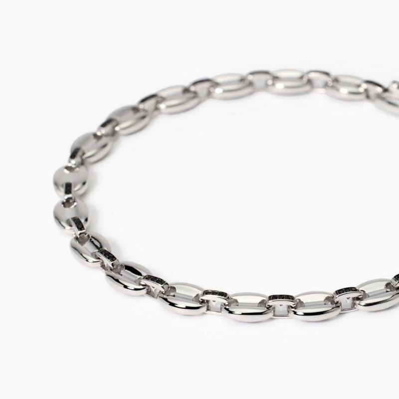 Mabina - Bracciale Uomo - Maglia Marina - Zirconi Neri