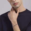 Mabina - Bracciale Uomo - Maglia Marina - Zirconi Neri