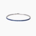 Mabina - Bracciale Tennis Uomo - Argento - Zirconi Blu