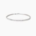 Mabina - Bracciale Tennis Uomo - Zirconi Bianchi - Argento