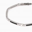 Mabina - Bracciale Uomo - Piastre E Zirconi Neri