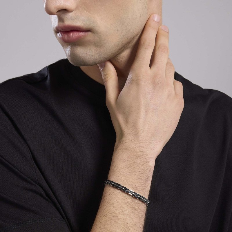 Mabina - Bracciale Con Maglie - Argento E Ceramica