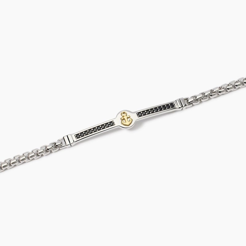 Mabina - Bracciale Ancora Cruise - Argento - Zirconi