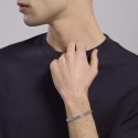 Mabina - Bracciale Uomo - Catena Groumette - Argento