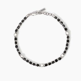 Mabina - Bracciale Uomo - Argento - Agata Nera