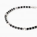 Mabina - Bracciale Uomo - Argento - Agata Nera
