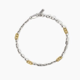 Mabina - Bracciale Uomo - Argento Rodiato - Oro 18K