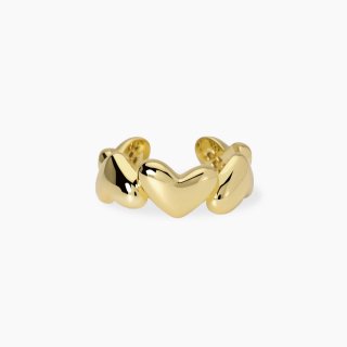 Mabina - Anello Contrarié - Argento Dorato - Cuori