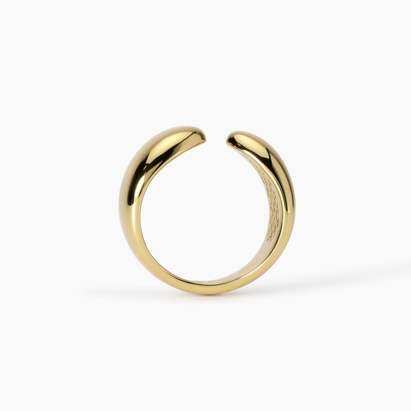 Mabina - Anello Contrarié - Argento Dorato - Regolabile