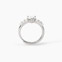 Mabina - Anello Regolabile - Cuore Zirconi - Argento