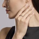 Mabina - Anello Veretta Dorato - Zirconi - Regolabile