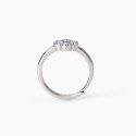 Mabina - Anello Con Fiore Azzurro Jasmine - Argento