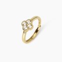 Mabina - Anello Jasmine - Argento Dorato - Zirconi