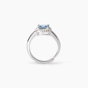 Mabina - Anello Con Acquamarina Sintetica - Argento 925