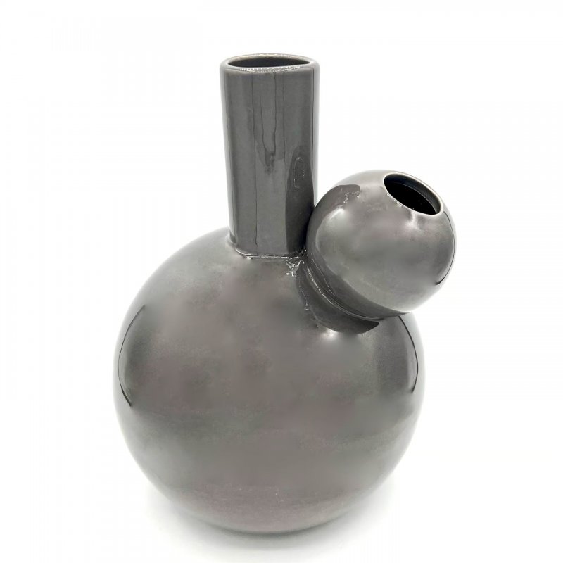 Vaso Bubble 1 + 1 Grigio Lucido