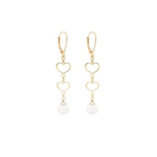 Maman Et Sophie - Orecchini Cuori - Calcedonio - Argento 925