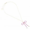 Maman Et Sophie - Girocollo Fiocco Rosa - Rubellite E Spinello