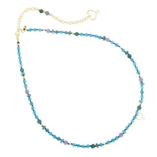 Maman Et Sophie - Girocollo Nodi Apatite - Argento 925