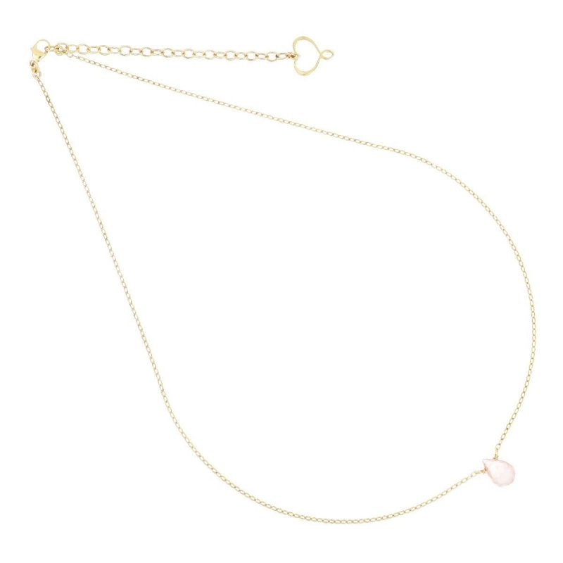 Maman Et Sophie - Girocollo Goccia - Quarzo Rosa