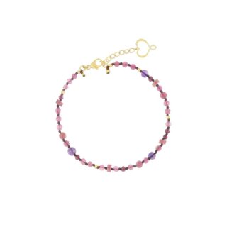 Maman Et Sophie - Bracciale Nodi Tormalina Rosa