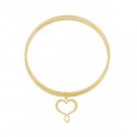 Maman Et Sophie - Bracciale Cuore Satinato - Argento 925