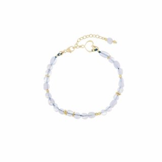 Maman Et Sophie - Bracciale Pietre - Calcedonio