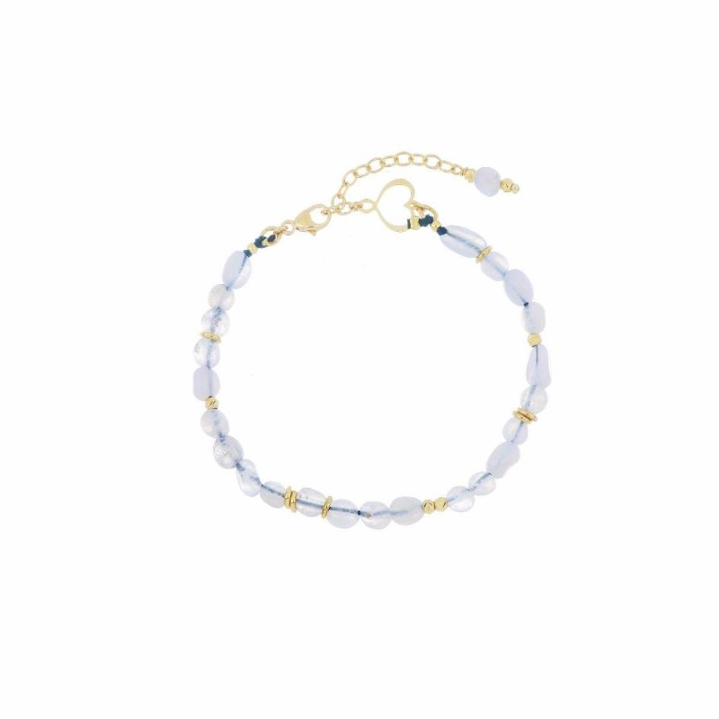 Maman Et Sophie - Bracciale Pietre - Calcedonio