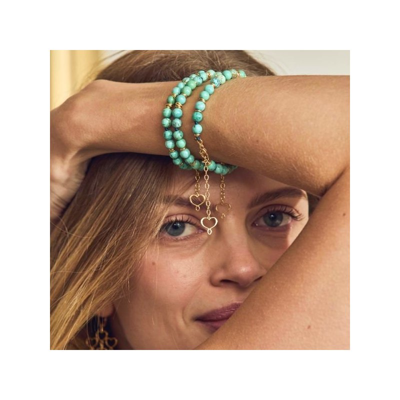 Maman Et Sophie - Bracciale Pietre - Aulite Turchese