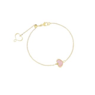 Maman Et Sophie - Bracciale Madreperla Rosa - Argento