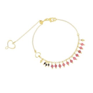 Maman Et Sophie - Bracciale Frange - Tormalina Rosa