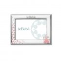 Le Bebé - Cornice Sagoma Bimba - Argento Pvd - 15X10 Cm