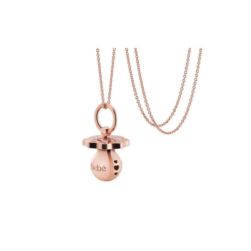Le Bebe' - Collana Suonamore I Ciucci - Argento - Oro Rosa