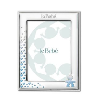 Le Bebé - Cornice Sagoma Bimbo - 13X18 Cm - Cuori