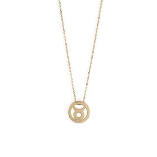 Bliss - Collana Segno Toro - Oro Giallo 9Kt - Diamante