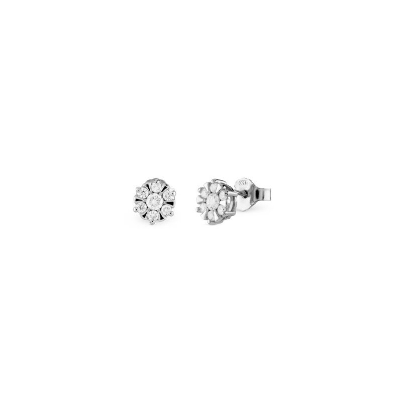 Bliss - Orecchini Grace - Oro Bianco - Diamanti 0.31 Ct