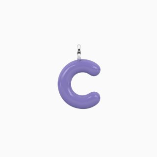 Kidult - Ciondolo Lettera 'C' - Smaltato Viola