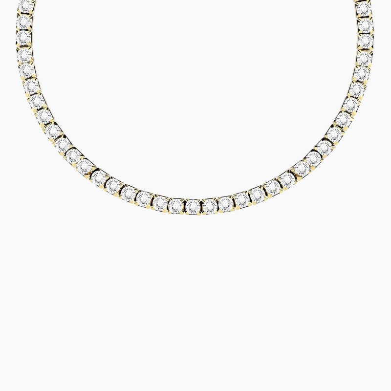 Kidult - Bracciale Tennis Milleluci - Acciaio Dorato - Cristalli