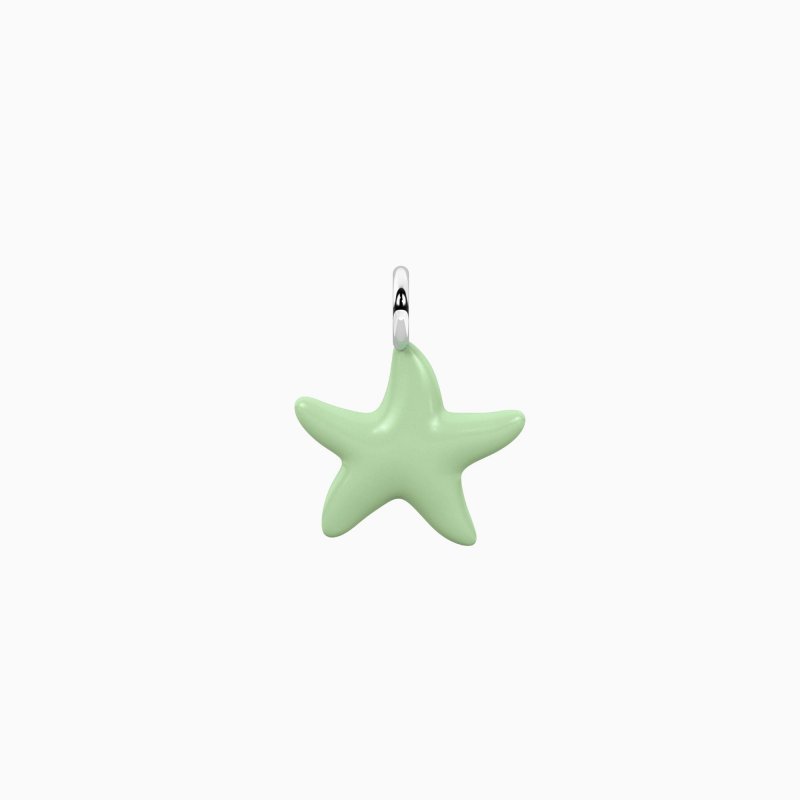Kidult - Ciondolo Starfish - Verde - Acciaio Smaltato