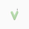 Kidult - Ciondolo Lettera V - Acciaio Smaltato Verde