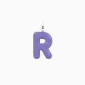 Kidult - Ciondolo Lettera R - Acciaio Smaltato Viola