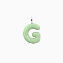 Kidult - Ciondolo Lettera G - Acciaio Smaltato Verde