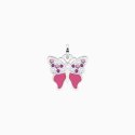 Kidult - Ciondolo Farfalla - Cristalli Rosa