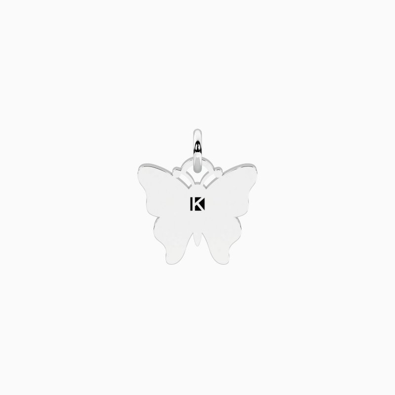 Kidult - Ciondolo Farfalla - Cristalli Rosa