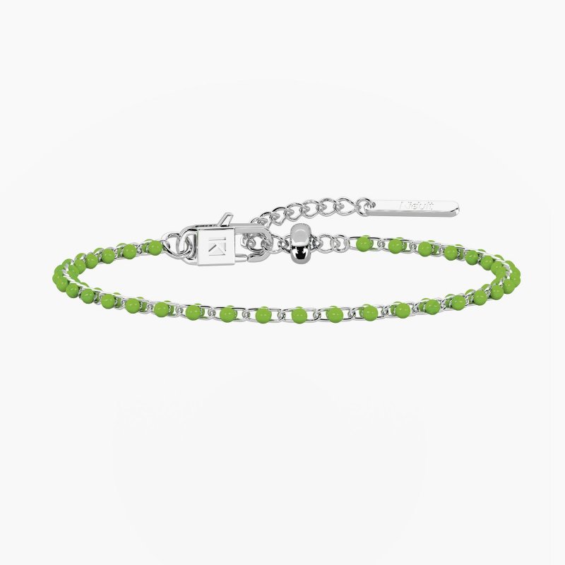 Kidult - Bracciale Verde Pop Corn - Acciaio E Smalto