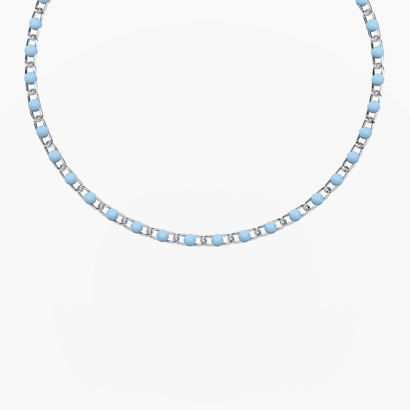 Kidult - Bracciale Componibile - Azzurro - Acciaio