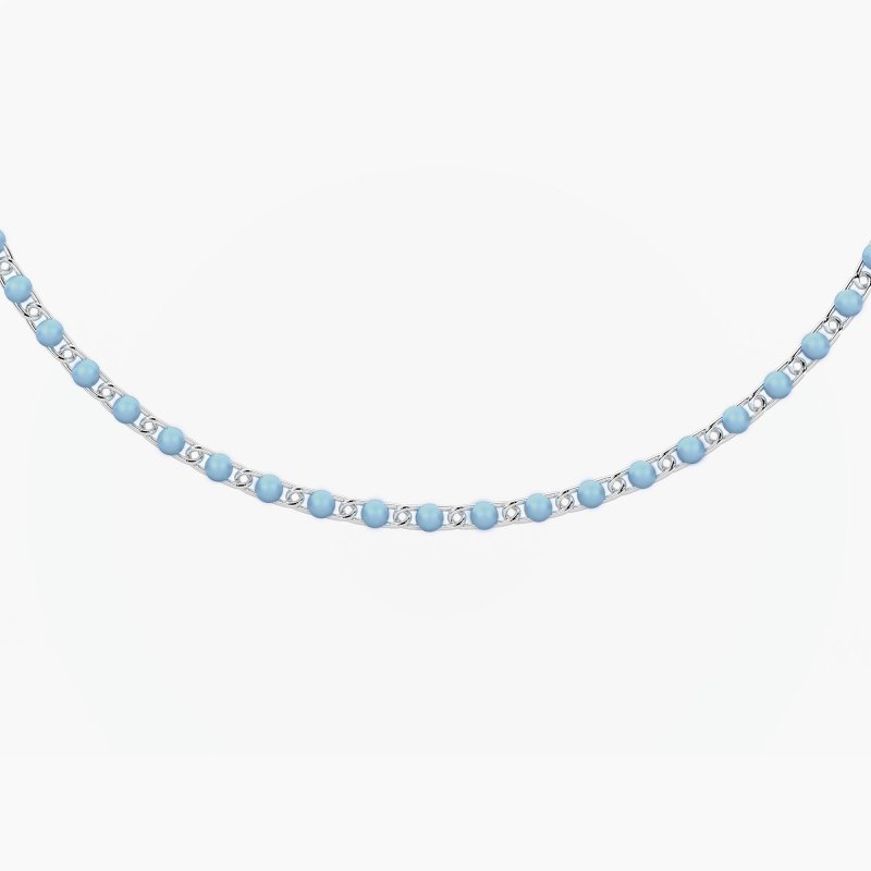 Kidult - Cavigliera Azzurra - Acciaio - Smalto