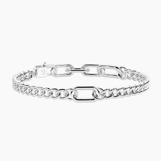 Kidult - Bracciale Maglia Allungata - Acciaio Pvd Giallo
